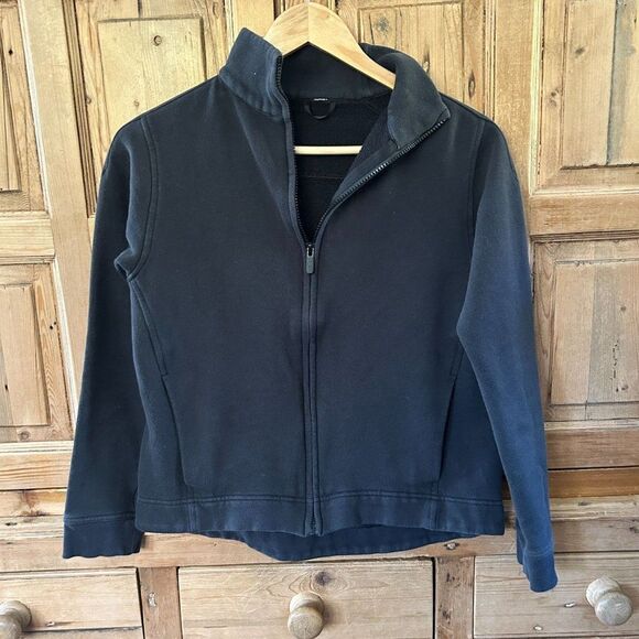 Lululemon 6 (?) Black Full Zip Sweater Sweatershirt‎ Pockets - Slight Flaws - Picture 1 of 12